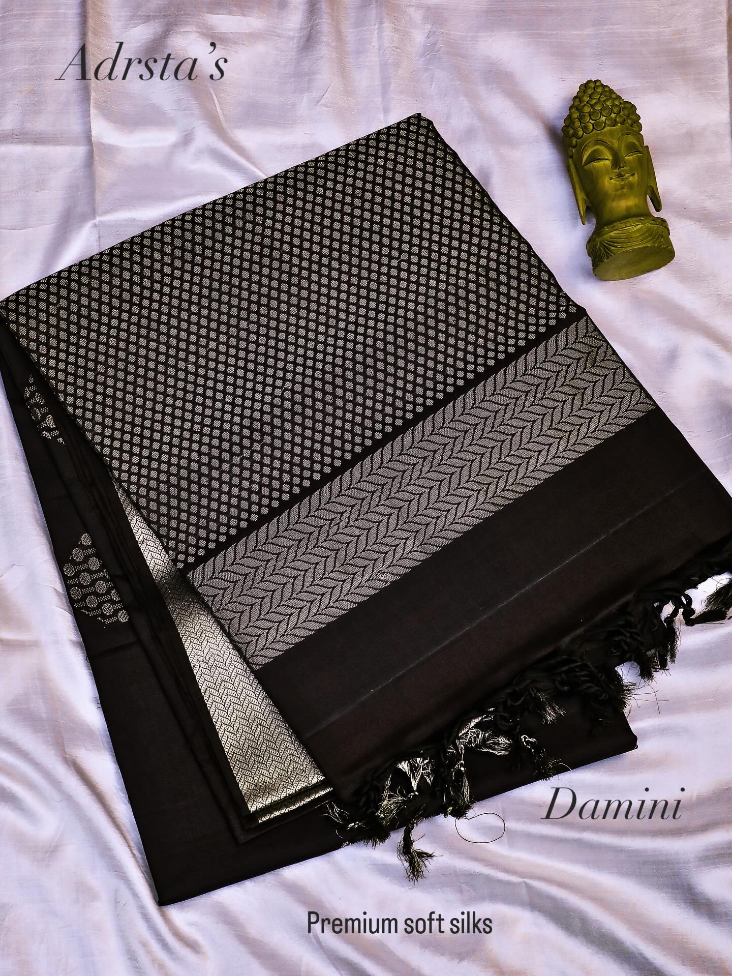 Damini - Coffee bronze soft silks