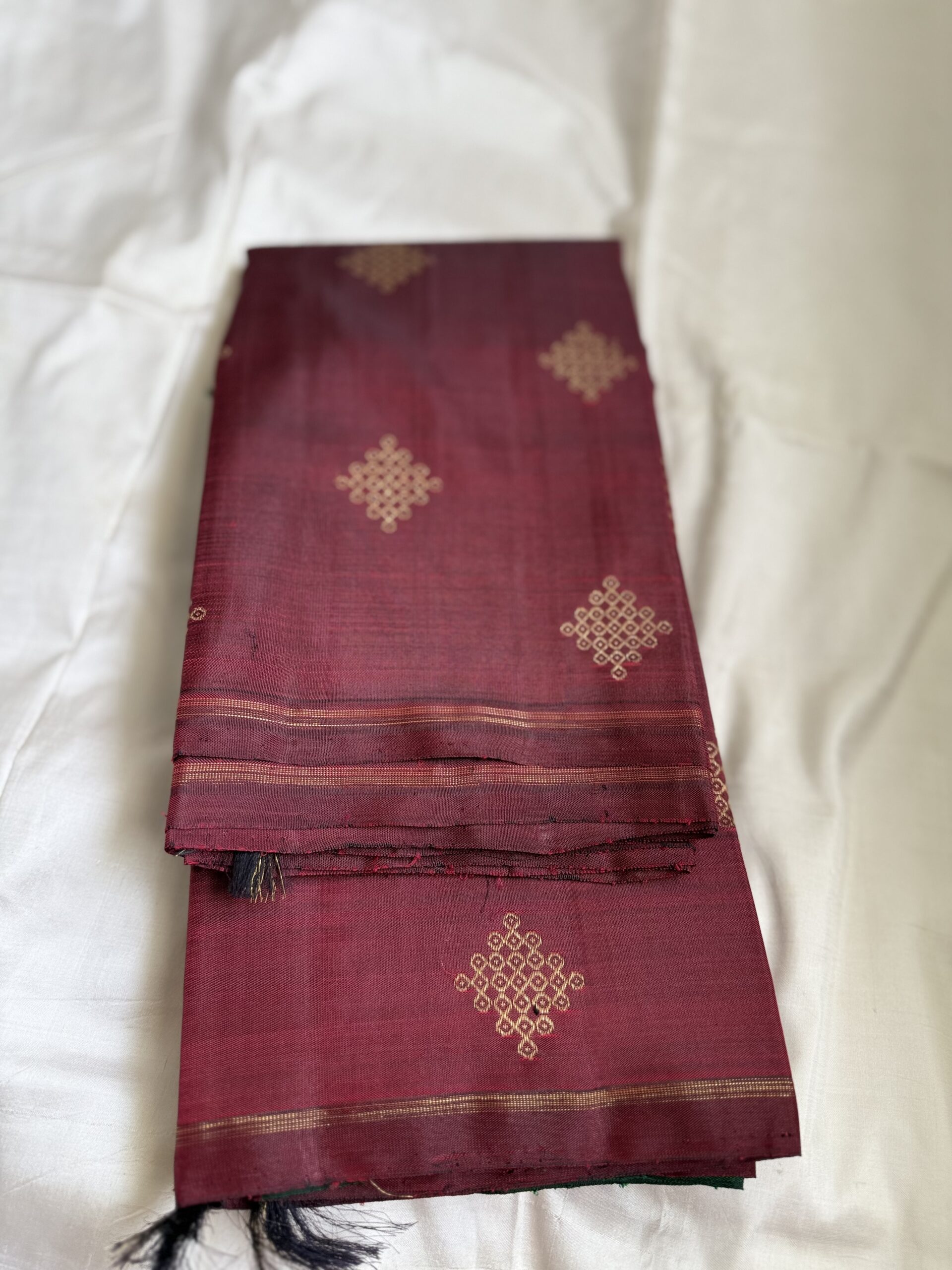 Kolam Kanchipuram pure silk