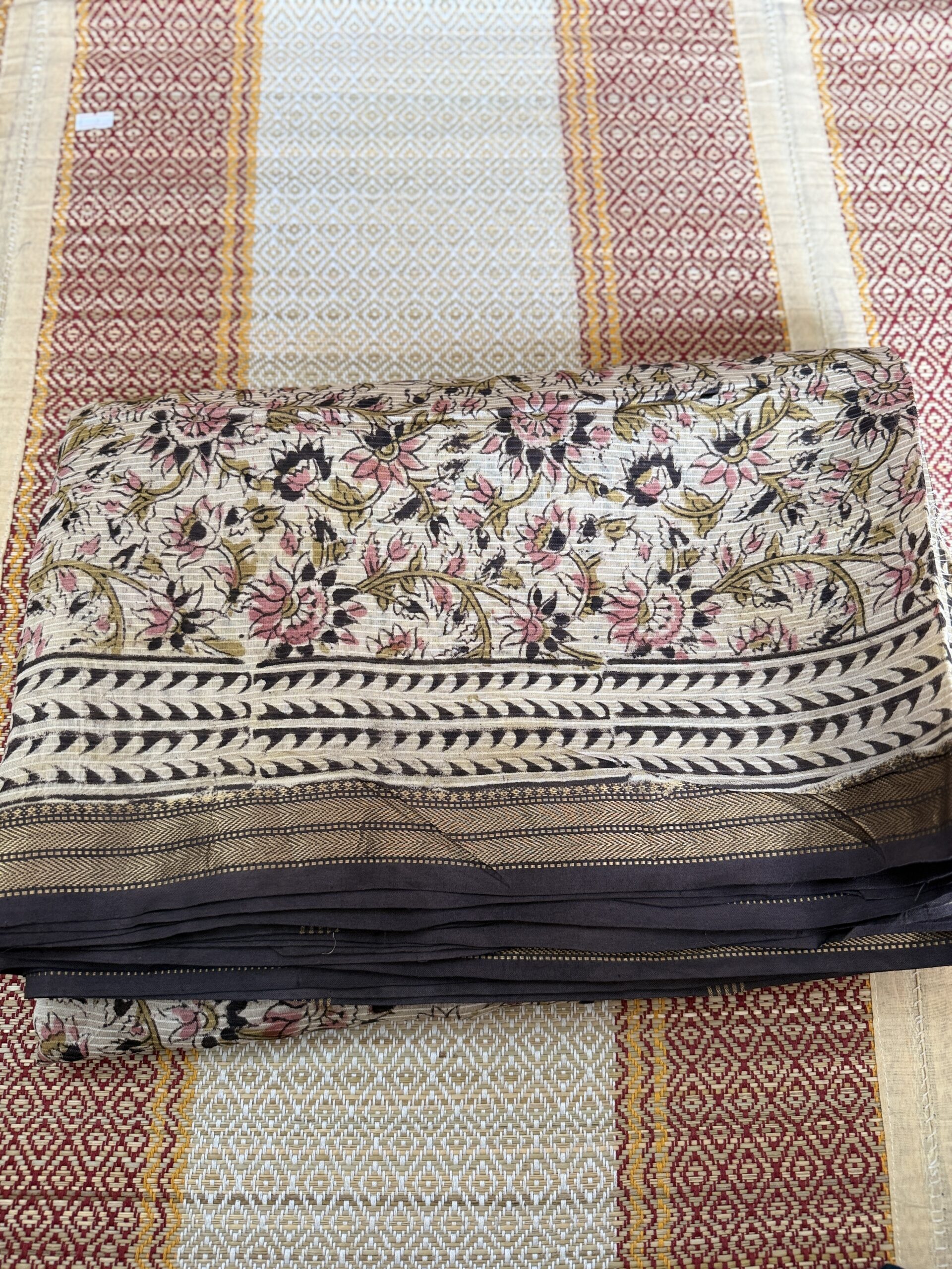 beige brow Maheswari Silks