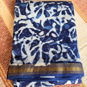 Chanderi - Denim color