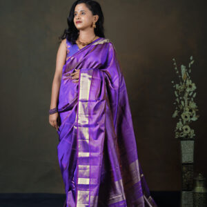 Pure Zari Vairavoosi Silk saree