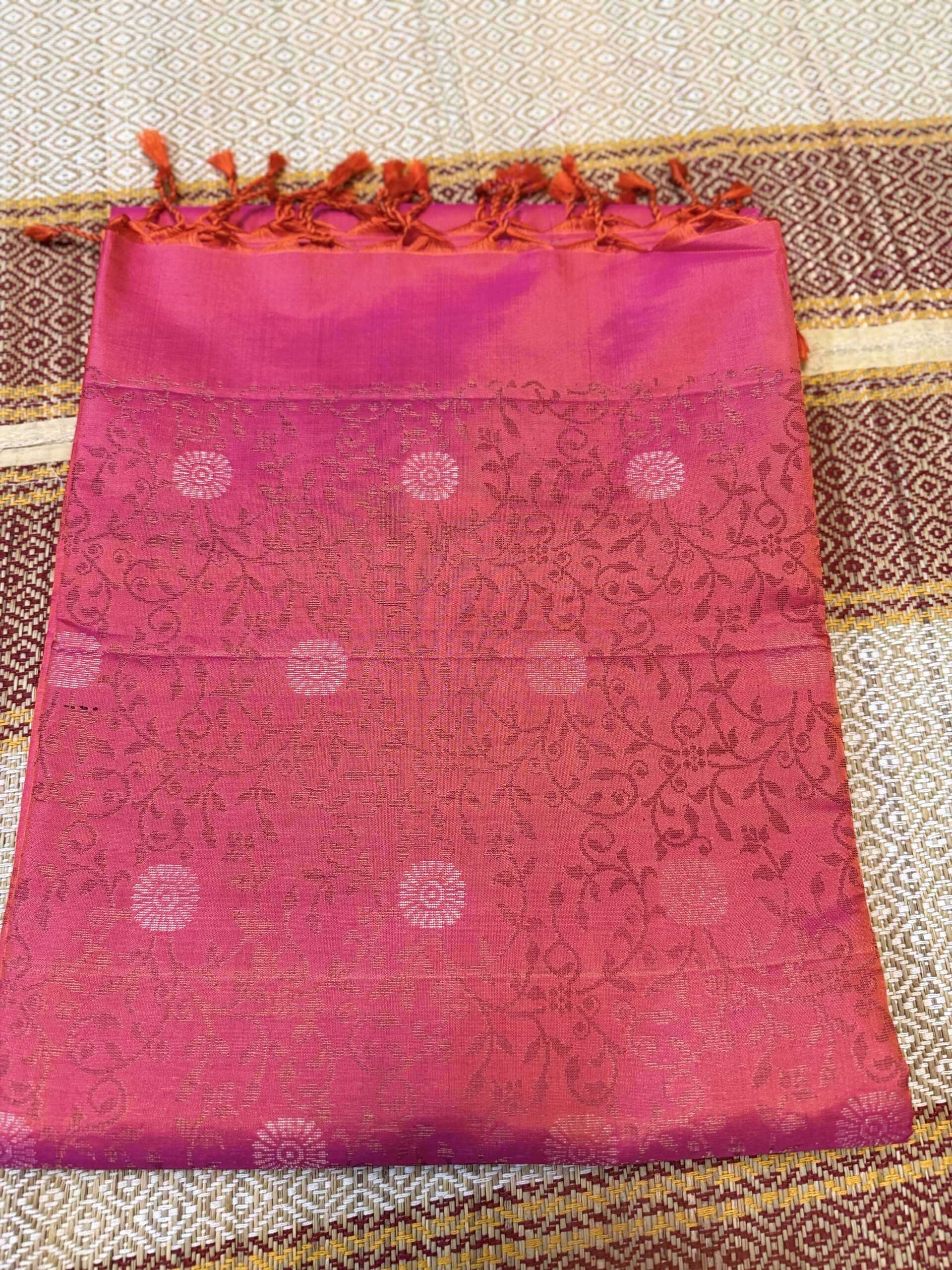 Coral pink deep - soft silks