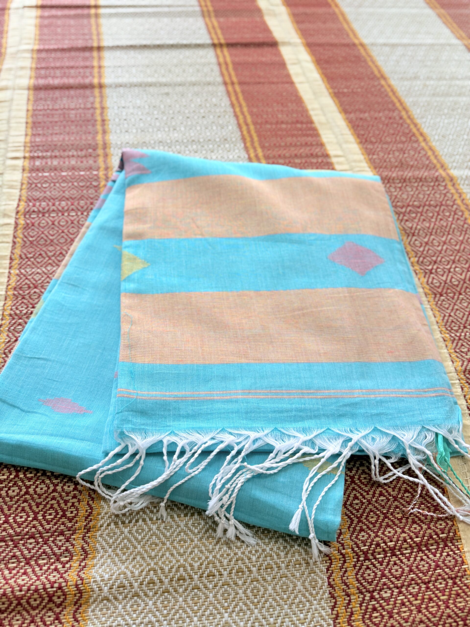 Sky Blue - Mulmul cotton