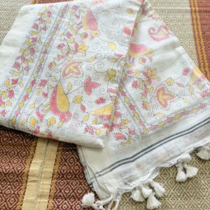 Chantilly Lace white - Soft bengal cotton