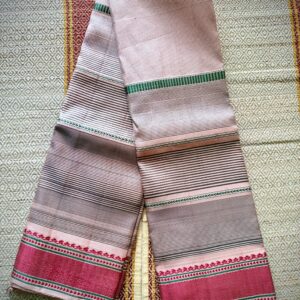 Light mauve pink thread woven kanchipuram